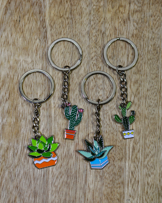 CACTI & SUCCULENT KEYCHAINS