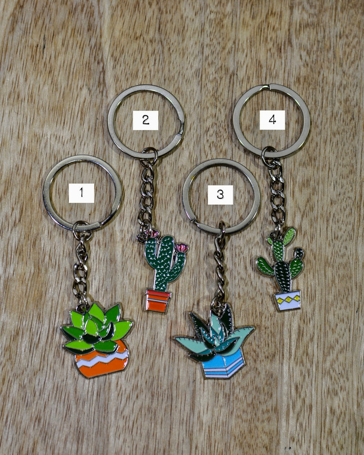 CACTI & SUCCULENT KEYCHAINS